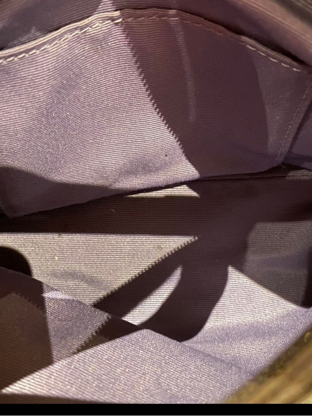 Coach Y2K Purple/Gold Patchwork Mini Bag - Picture 7 of 8